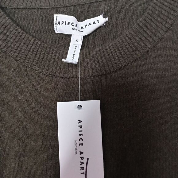 APIECE APART Dewi Balloon Sleeve Merino Wool & Silk Blend Sweater - Picture 3 of 9